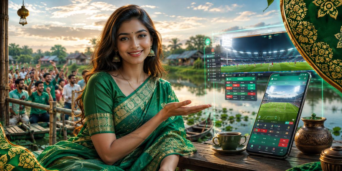 বগুড়ার একজন বেটার মোবাইলে স্পোর্টস বেটিং দেখছেন
